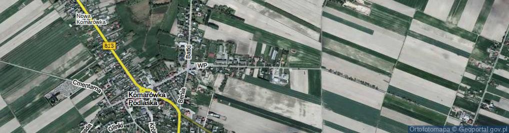 Zdjęcie satelitarne 1 Armii Wojska Polskiego ul.